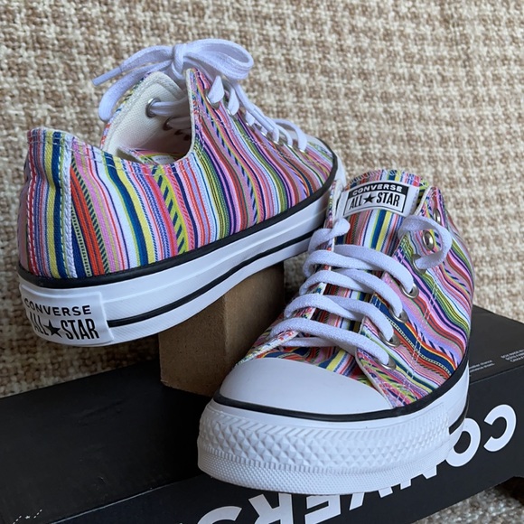 Converse Ctas OX White/Multi/Black MEN`S - Picture 10 of 16